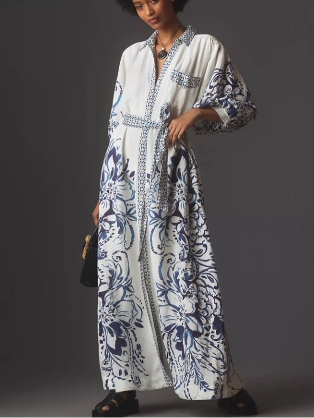 Anthropologie | Maeve | XXS | The Mona Linen Shirt Dress By Maeve